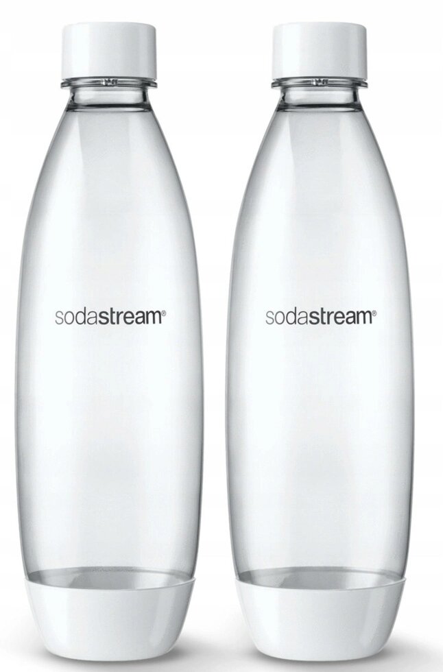 Пляшка з логотипом SodaStream Brougo білим 2 шт. Натрієвий сатуратор від компанії Euromarka - фото 1