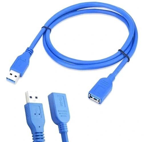 Подовжений кабель usb 3.0 plug 1,5 м екранований Aptel KP9A від компанії Euromarka - фото 1