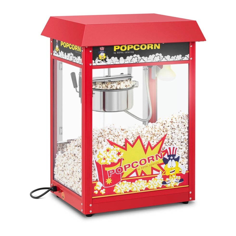 Popcorne Machine - червоний козирок Royal Catering (-) від компанії Euromarka - фото 1