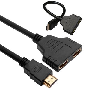 Розгалужувач HDMI-сплітер 2 порти fhd