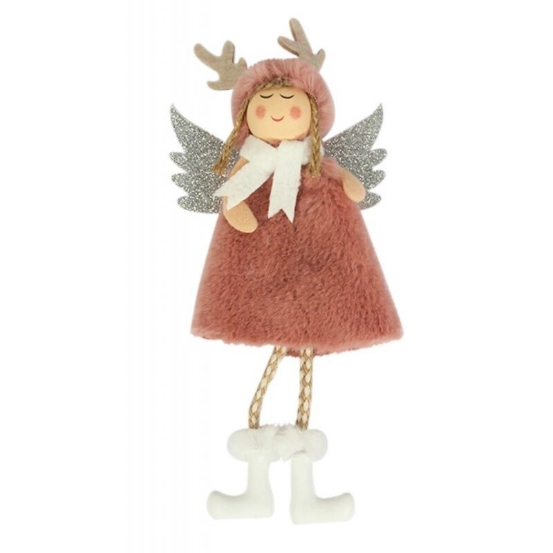 Різдвяний ангел Різдвяний плюш 17 см х 8 см Asn08R від компанії Euromarka - фото 1