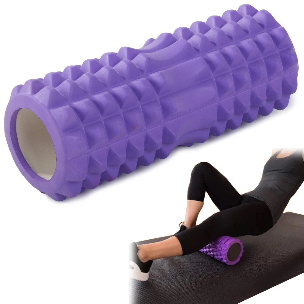 Роликовий масажний ролик crossfit Massager Yoga fit 14286 від компанії Euromarka - фото 1