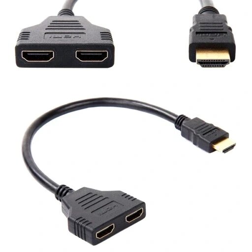 Розгалужувач HDMI-розгалужувач на 2 порти hd Aptel AK316 від компанії Euromarka - фото 1