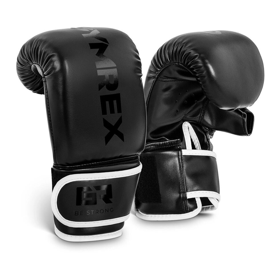 Рукавички боксу Bag Training - 10 унції - чорний {1}}}} від компанії Euromarka - фото 1