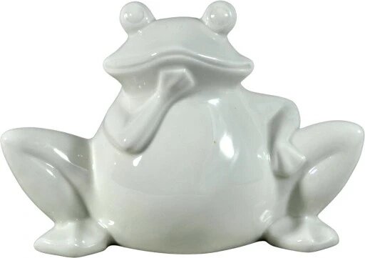 Садова фігурка жаба керамічна жаба для саду Статуетка Бренд Європи від компанії Euromarka - фото 1