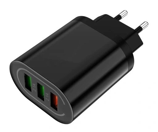 Швидкий зарядний пристрій 3x usb 3.0 qc 18w APTEL PLP37D від компанії Euromarka - фото 1