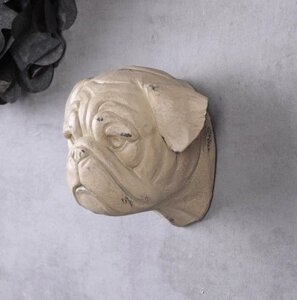 Скульптура прикраси стіни голови собака білий вінтаж Статуетка Бренд Європи