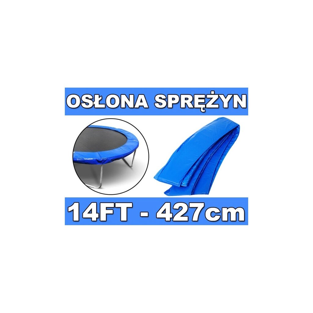 SkyRamiz Синій пружинний захисний комір для садового батута 427 см/14 футів від компанії Euromarka - фото 1