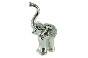 Слон Слоник керамічний срібний фігурка прикраси Статуетка Бренд Європи