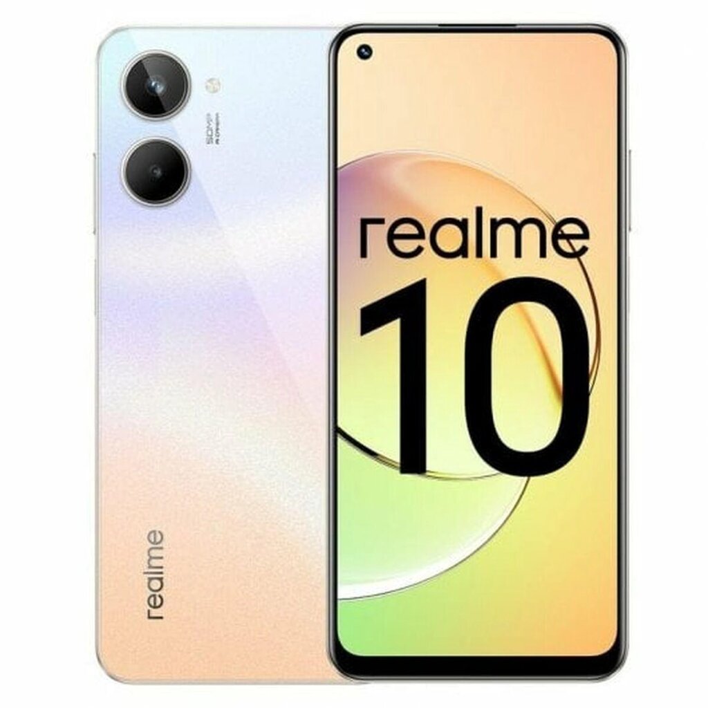 Смартфони Realme Realme 10 Білий Багатобарвний 8 ГБ оперативної пам'яті Octa Core Mediatek Helio G99 6,4 дюйма від компанії Euromarka - фото 1