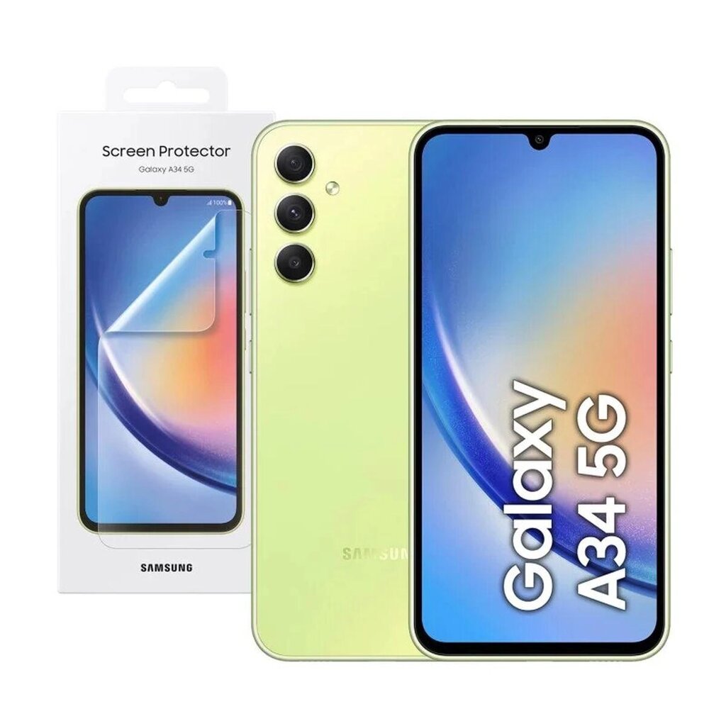 Смартфони Samsung Galaxy A34 5G Колір Зелений 6,6 дюйма 5G 1 Тб 256 Гб Восьмиядерний від компанії Euromarka - фото 1