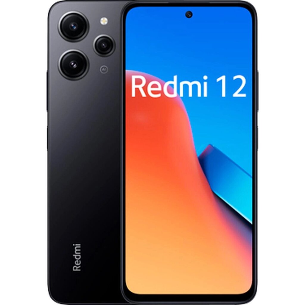 Смартфони Xiaomi Redmi 12 6,79 дюйма 4 ГБ оперативної пам'яті 128 ГБ чорний від компанії Euromarka - фото 1