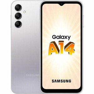 Смартфони Samsung A14 6.6" 64 Гб Сріблястий 4 Гб Оперативна пам'ять 64 Гб