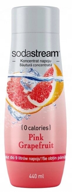 SodaStream сироп рожевий грейпфрут 440 мл концентрату натрію від компанії Euromarka - фото 1