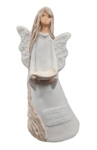 Статует ангел домашнє багаття - 37 см Статуетка Бренд Європи