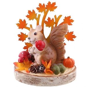 Статуетка осінь білка конусів дерево Статуетка Бренд Європи