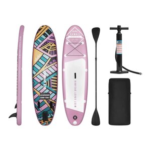 Дошка SUP - надувний - рожевий Gymrex EX10230200 Sup серфінг (