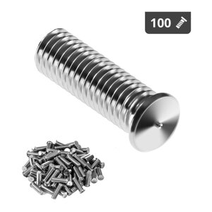 Зварений штифт - M8 - 25 мм - 100 pcs. Stamos Germany (
