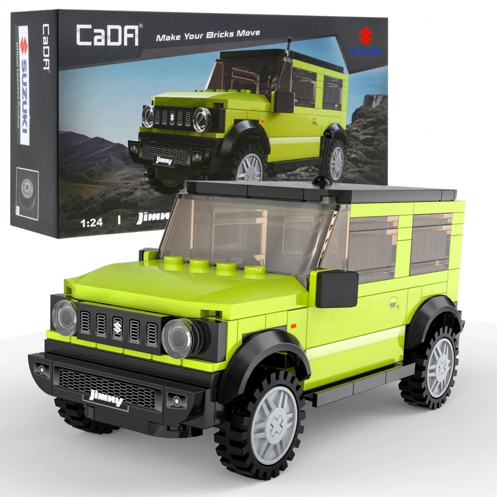 Технічні блоки CaDA 192 шт. Позашляховик Suzuki Jimny 1:24 для дітей 8+ від компанії Euromarka - фото 1