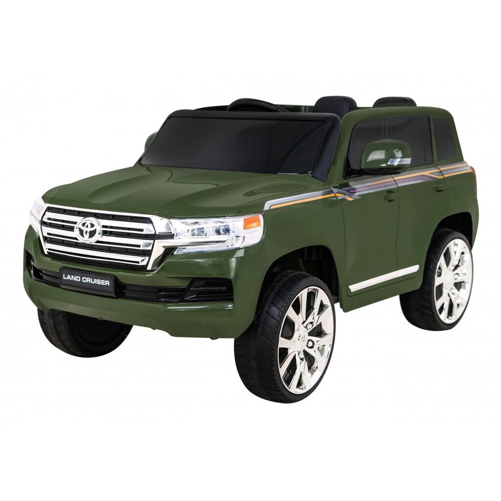 Toyota Land Cruiser Green на акумуляторі + Пульт дистанційного керування + Ящик для зберігання + EVA + від компанії Euromarka - фото 1