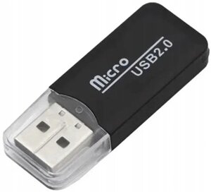 Універсальний зчитувач карт пам'яті microsd usb AK242B