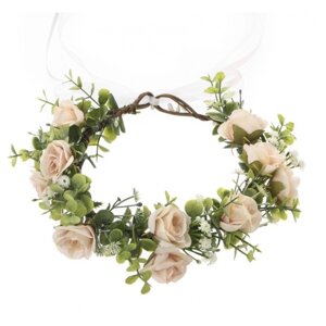 Вінок Пов'язка на голову Вінок Boho Flowers W89