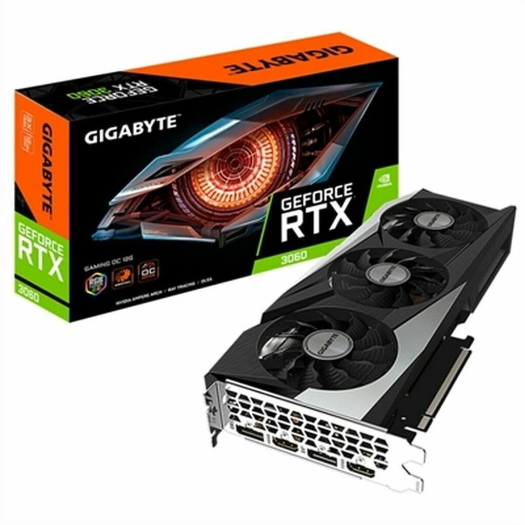 Відеокарта Gigabyte Gv-N3060Gaming 12 ГБ Gddr6 Geforce Rtx 3060 від компанії Euromarka - фото 1