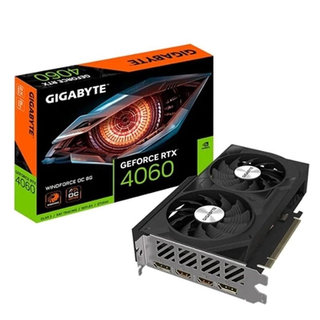 Відеокарта Gigabyte Gv-N4060Wf2Oc-8Gd Geforce Rtx 4060 від компанії Euromarka - фото 1