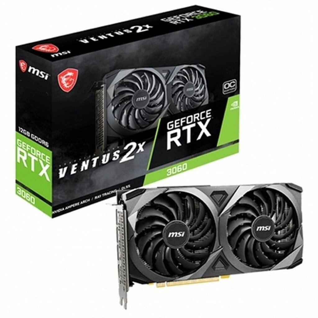 Відеокарта Msi Geforce Rtx 3060 Ventus 2X 12G від компанії Euromarka - фото 1