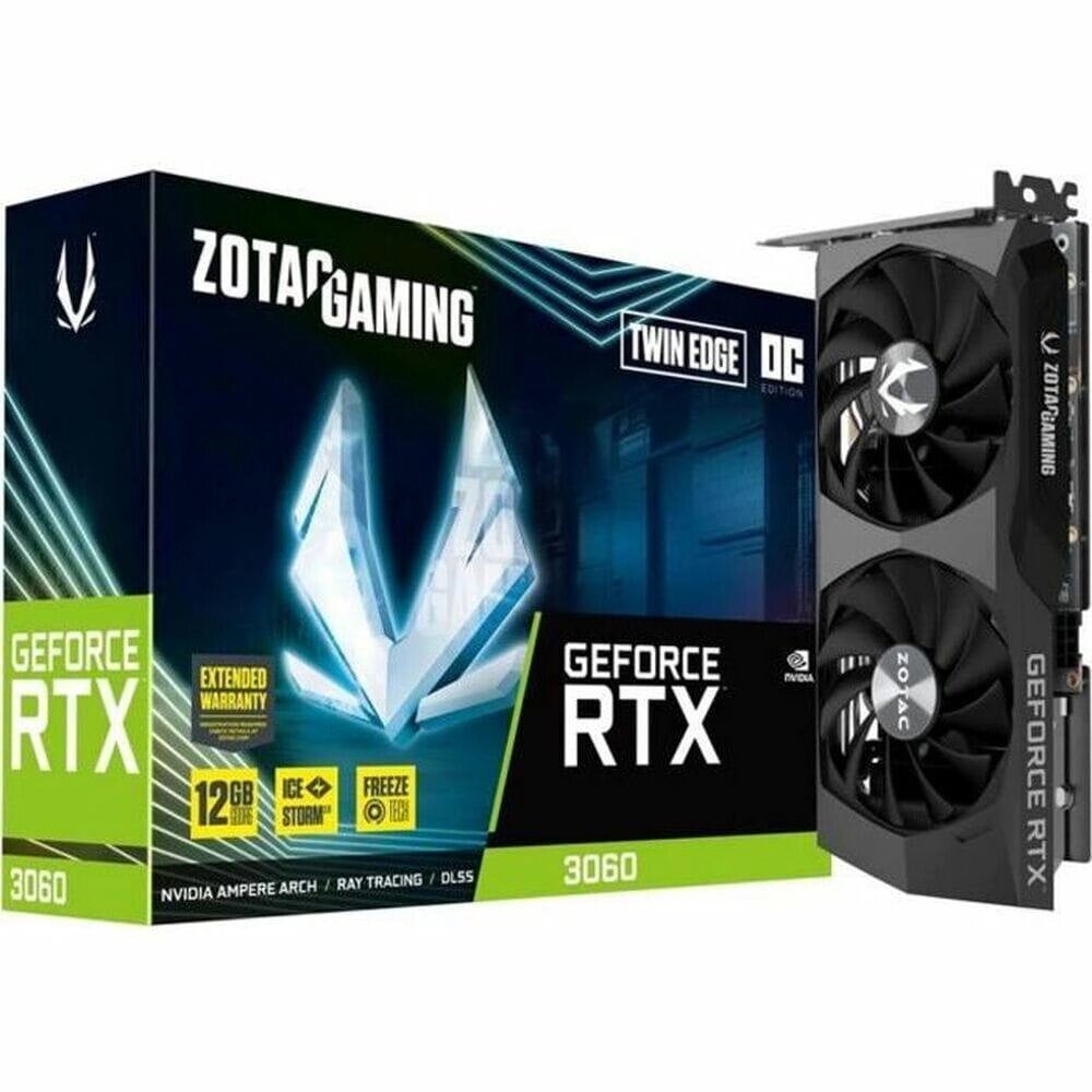 Відеокарта Zotac Twin Edge OC Geforce Rtx 3060 12 ГБ Gdr6X від компанії Euromarka - фото 1