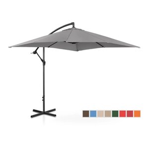 Підвісні садові парасольки - 250 x 250 см-темна сіра Uniprodo EX10250075 садові парасольки (