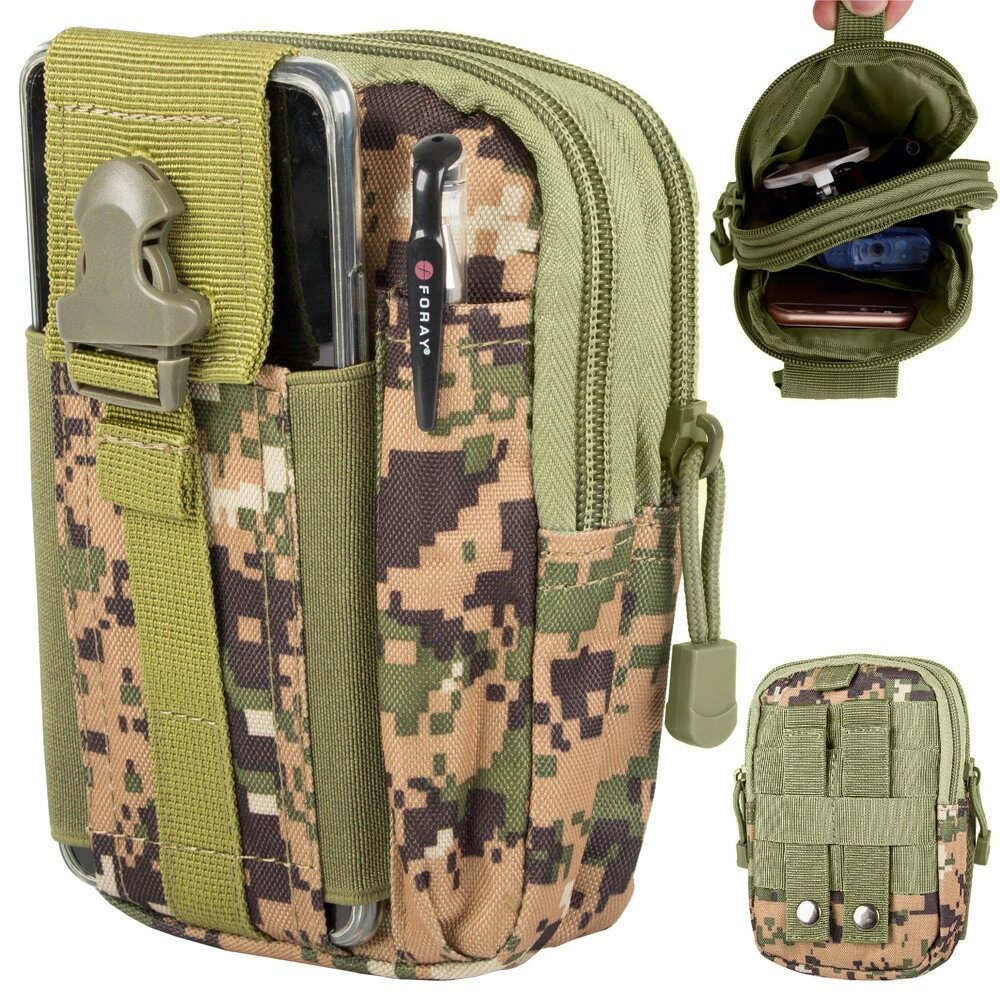 Військова тактична поясна сумка Molle від компанії Euromarka - фото 1