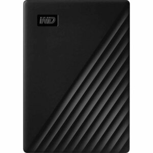 Зовнішній жорсткий диск Western Digital My Passport, чорний, твердотільний накопичувач 4 ТБ, 4 ТБ