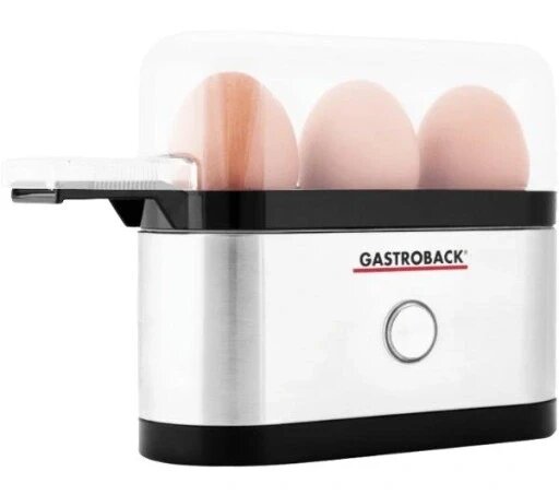 Яйце Gastroback Mini 42800 для 3 яєць 350 Вт сталь від компанії Euromarka - фото 1