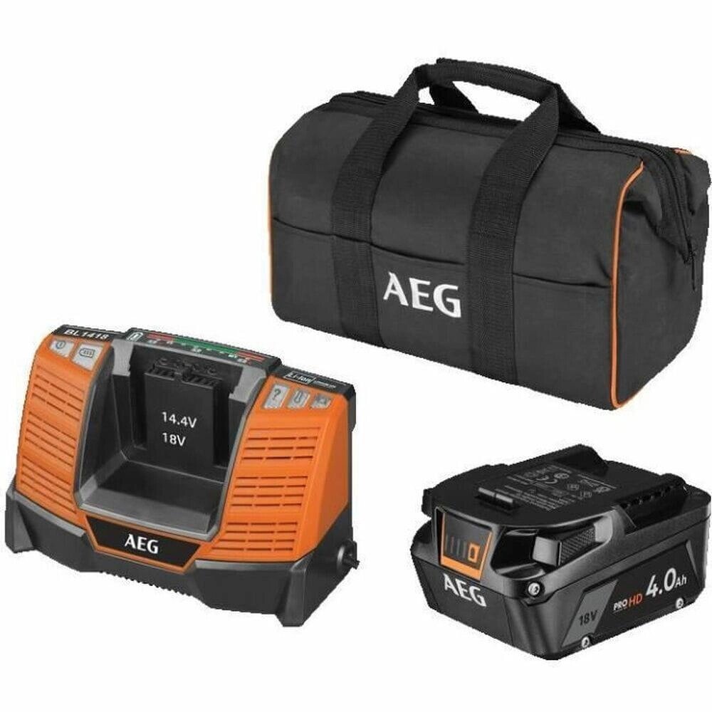 Зарядний пристрій і комплект акумуляторних батарей Aeg Powertools Pro Lithium Setl1840Shd 18 В 4 А·год від компанії Euromarka - фото 1