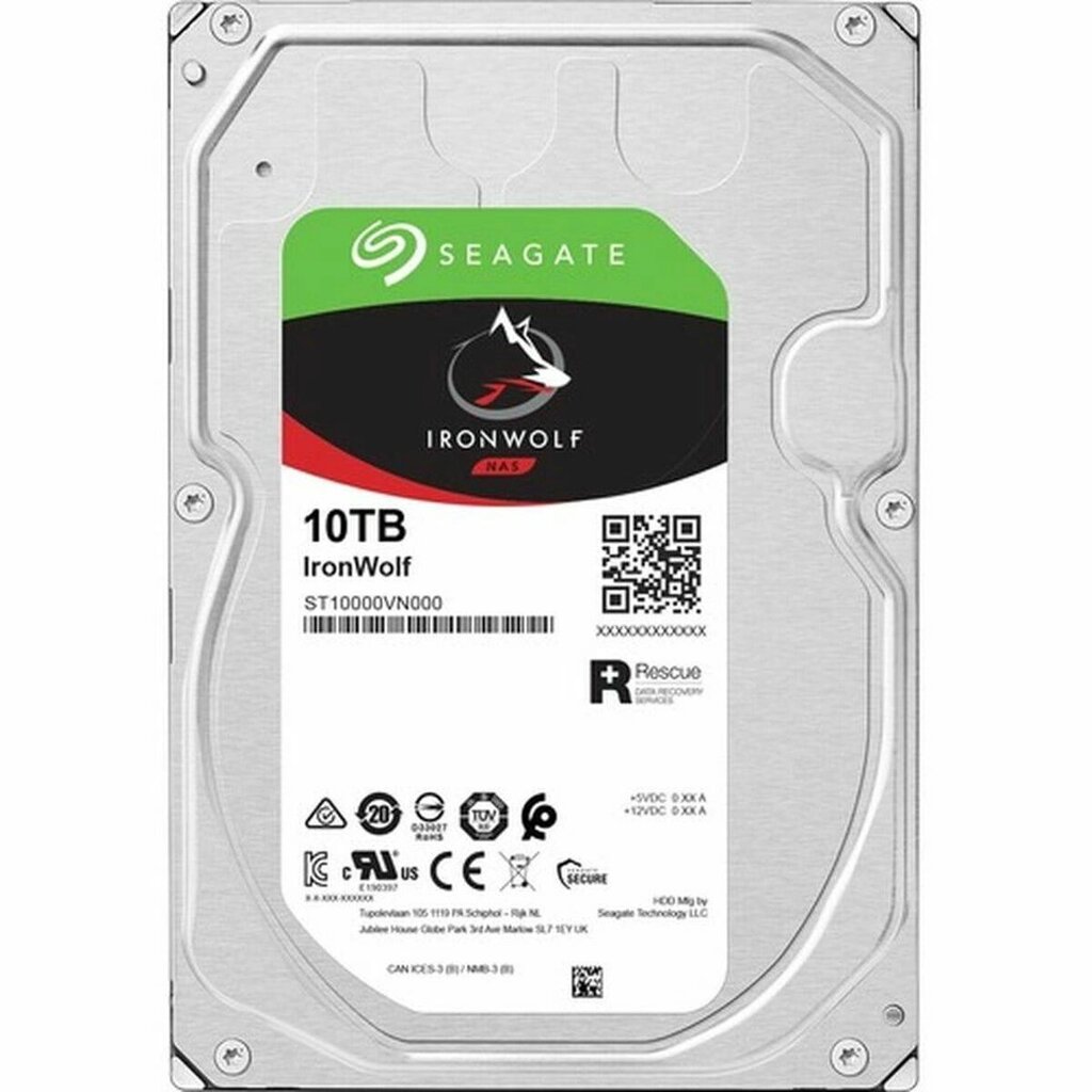 Жесткий диск Seagate Ironwolf St10000Vn000 3,5 дюйма, 10 ТБ від компанії Euromarka - фото 1