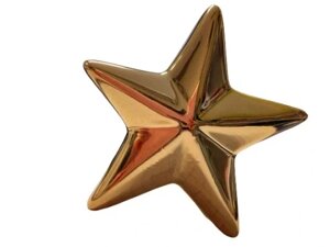 Золота зірка декоративні різдвяні прикраси 8 см Статуетка Бренд Європи