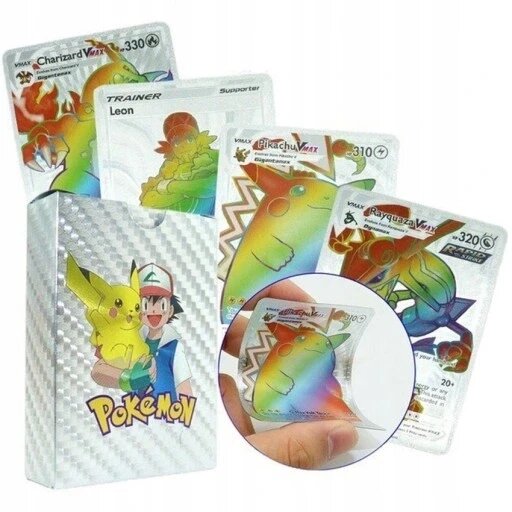 Золоті колекційні картки Pokemon Foteleamo від компанії Euromarka - фото 1