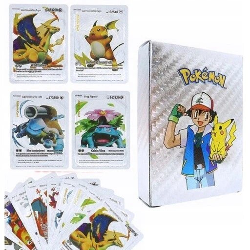 Золоті колекційні картки Pokemon Foteleamo від компанії Euromarka - фото 1