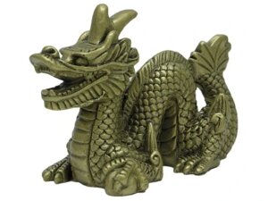 Золотий дракон китайський - фен-шуй Статуетка Бренд Європи