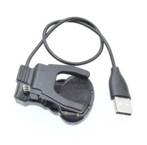 Адаптер USB кабель для смарт-годинника на 2 контакти 8 мм. 30 см. Чорний