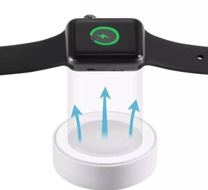 Безпровідний зарядний пристрій для годинників Apple watch 1 метр Білий