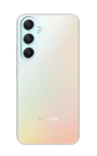 Силіконова накладка (бампер) для смартфона Samsung A34 (5G) / Матовий / Прозорий