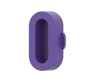 Силіконова заглушка для захисту зарядного порту годинників Garmin / Фіолетова