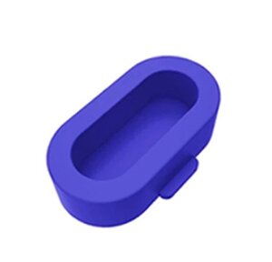 Силікована заглушка для захисту зарядного порта годинників Garmin / Синій