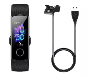 Зарядний USB кабель для браслета Huawei Band 2 pro / Huawei Band 3 pro / 100 см. Чорний