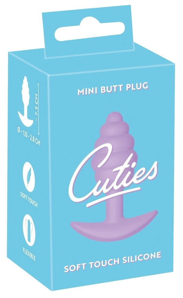 Анальна пробка Cuties Plugs, фіолетова від компанії Інтернет магазин Персик - фото 1