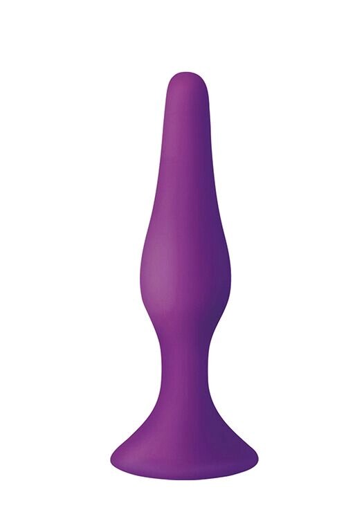 Анальна пробка на присоску MAI Attraction Toys №33 Purple, довжина 11,5cм, діаметр 3 см від компанії Інтернет магазин Персик - фото 1