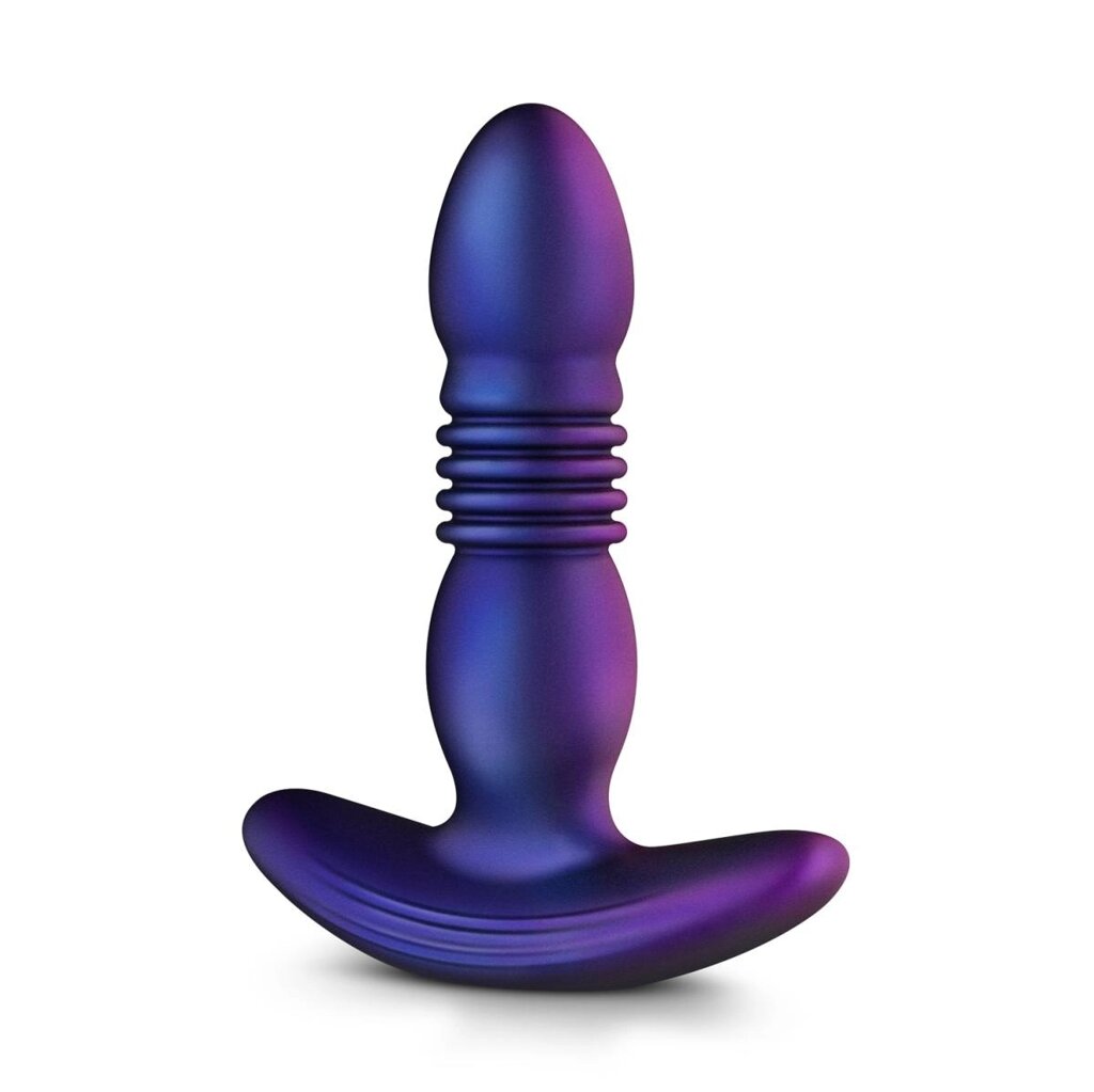 Анальна пробка з вібрацією, фіолетова від компанії Інтернет магазин Персик - фото 1