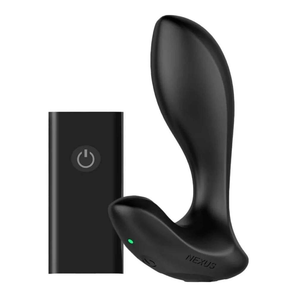 Анальна пробка з вібрацією та дистанційним пультом Nexus Duo Plug чорна, 9.8 х 3.3 см від компанії Інтернет магазин Персик - фото 1